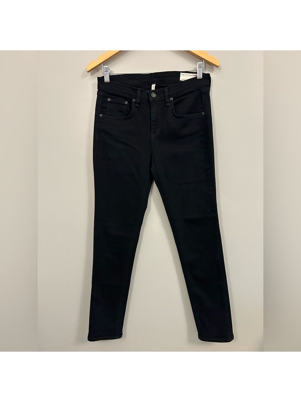 rag & bone Women's Black High Rise Skinny Jeans Size 28